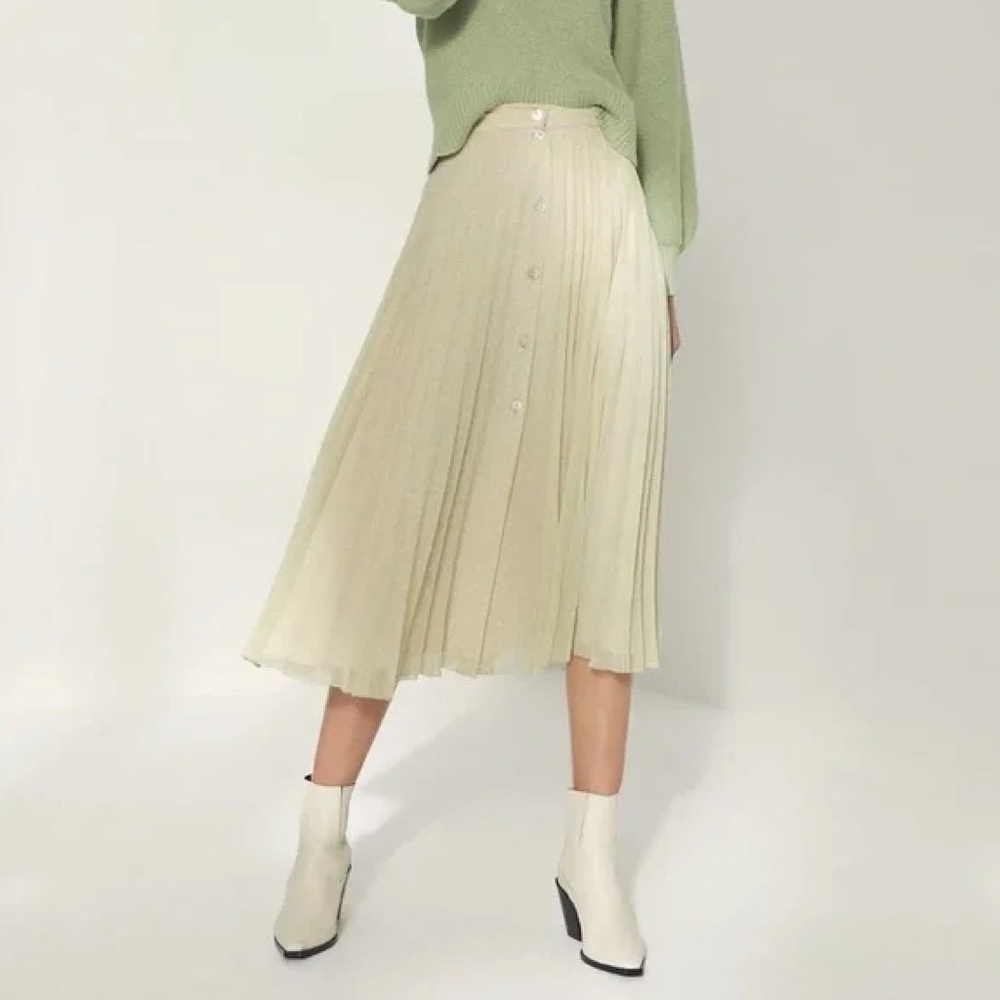 SOLD - Aritzia Wilfred | Atwood Skirt | Pink/Green | Size M | BNWT - Picture 3 of 9